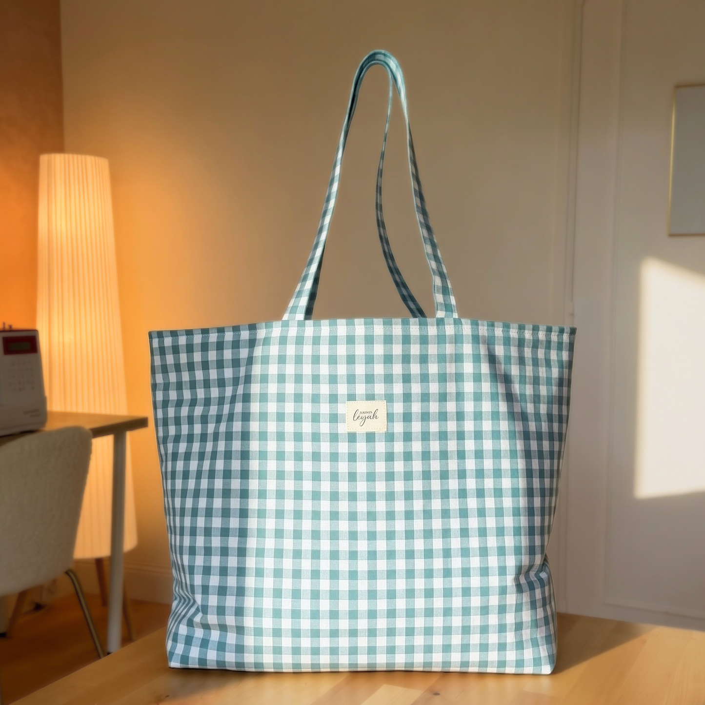 Sac Cabas - Vichy Bleu