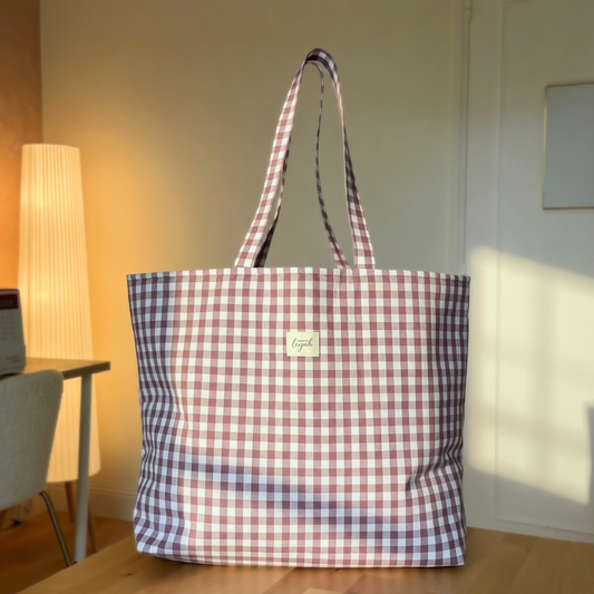 Sac Cabas - Vichy Violet