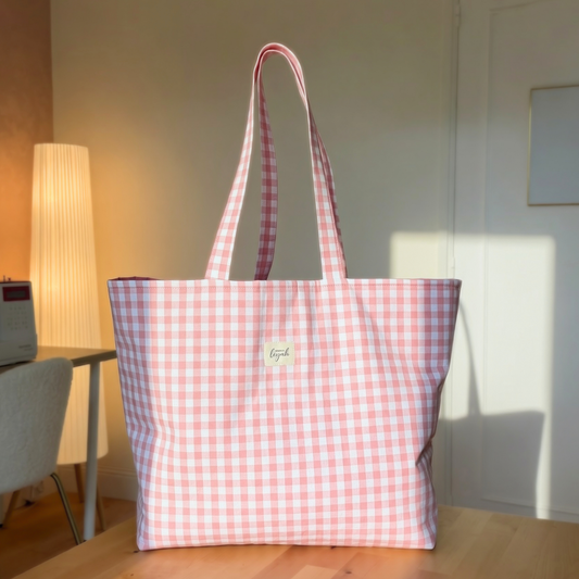 Sac Cabas - Vichy Rose